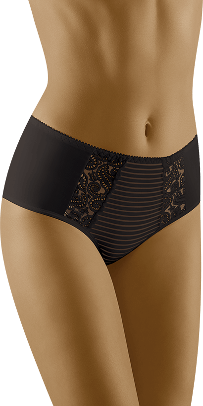 wolbar-maxislip-hula-schwarz Taillenslip aus Microfaser