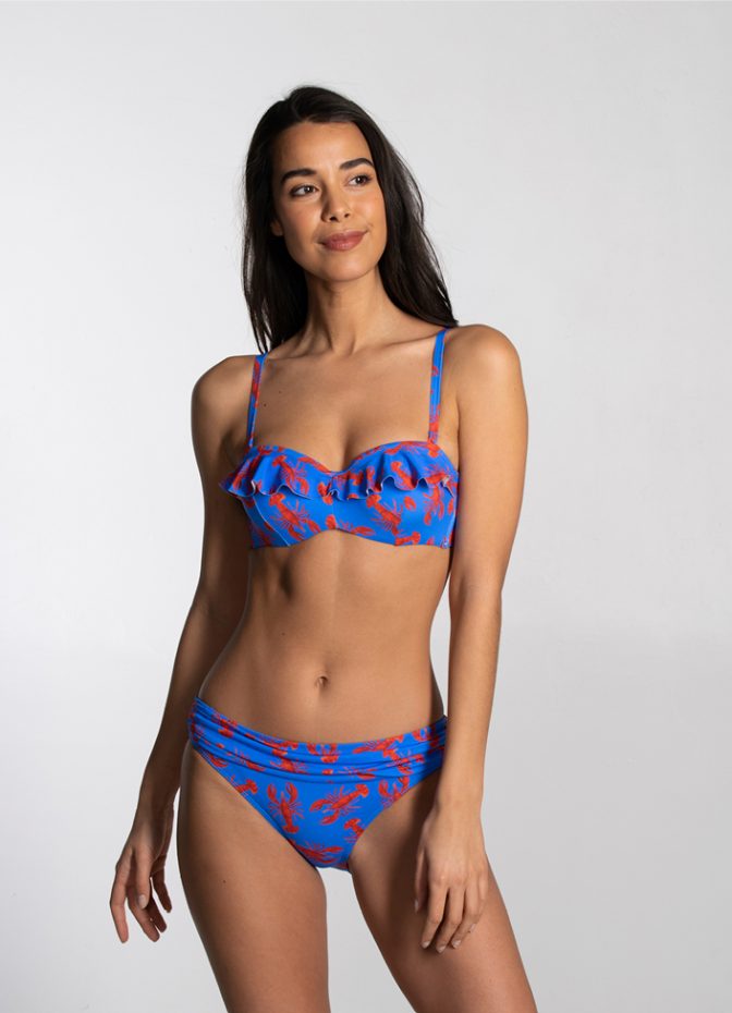 Cyell Bikini Top mit wattierten Cups LaViolett Dessous